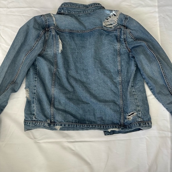 Refuge jacket Blue Denim Button Detail size XL - Picture 3 of 5